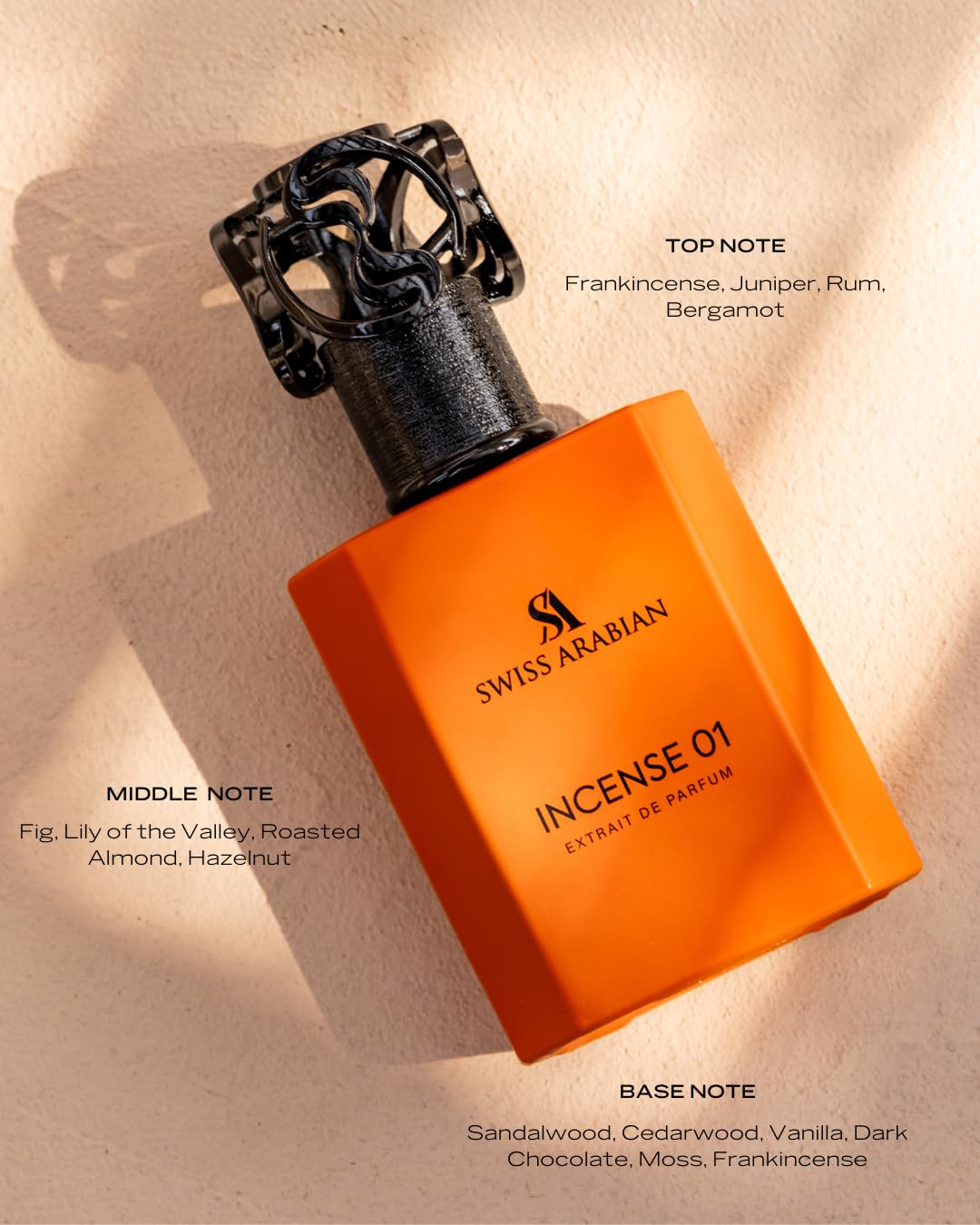Swiss Arabian Incense 01 in-store display suggesting a gift-worthy fragrance