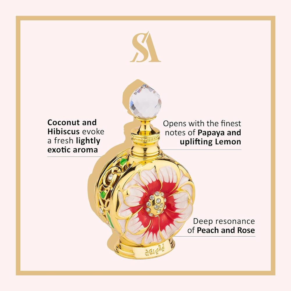Swiss Arabian Layali Rouge bottle cap close-up, elegant for evening wear.