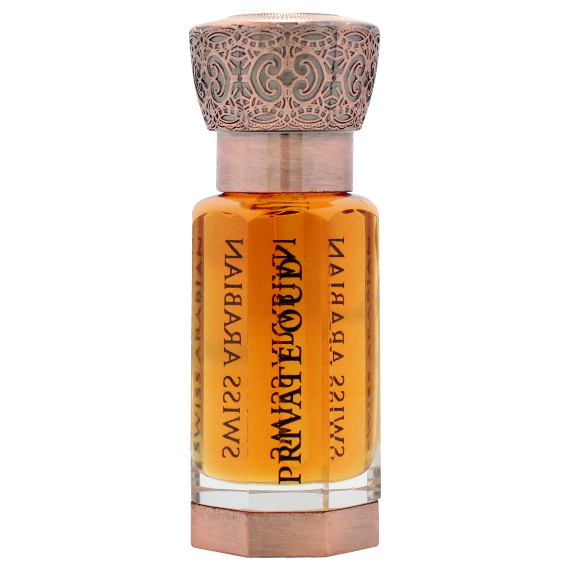 Swiss Arabian Private Oud with rose and plum heart hints at floral-oud balance