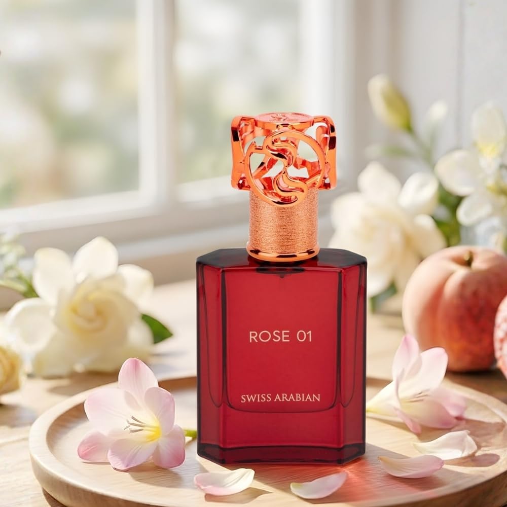 Swiss Arabian Rose 01 flacon-hero, layered florals for daily wear.
