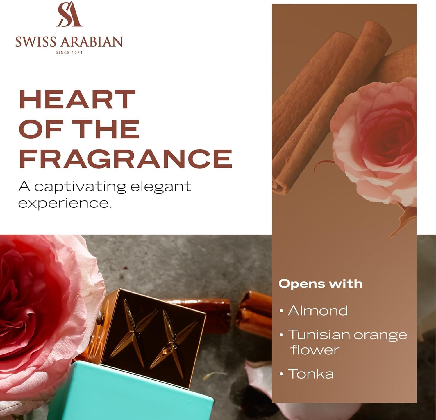 Swiss Arabian Shaghaf Oud Tonka packaging-display suggests gift-ready luxury and premium presentation.