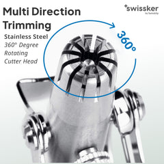 Swissklip Swissker ear hair remover in compact form for easy maintenance