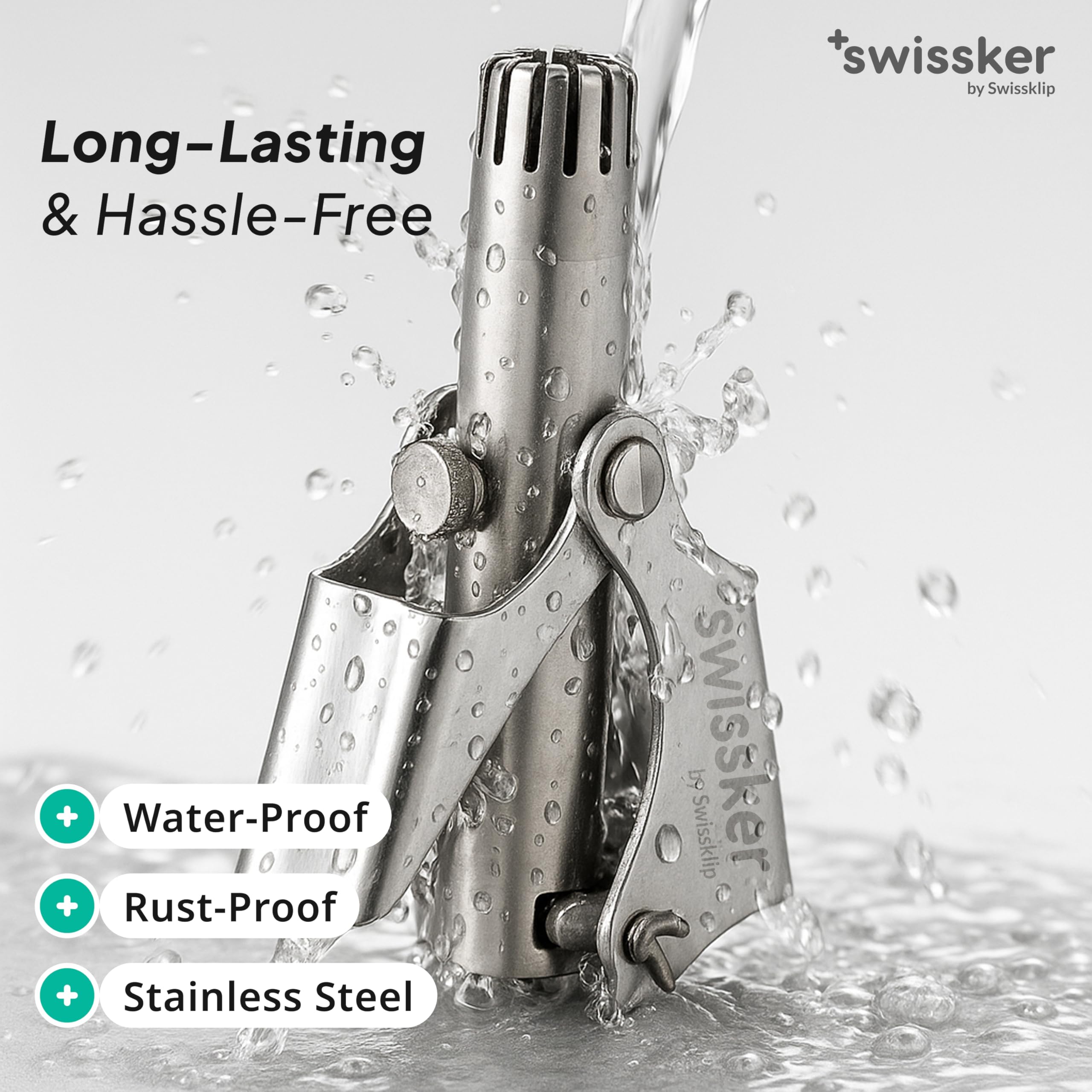 Swissklip Swissker easy-clean blades simplify hygiene and maintenance