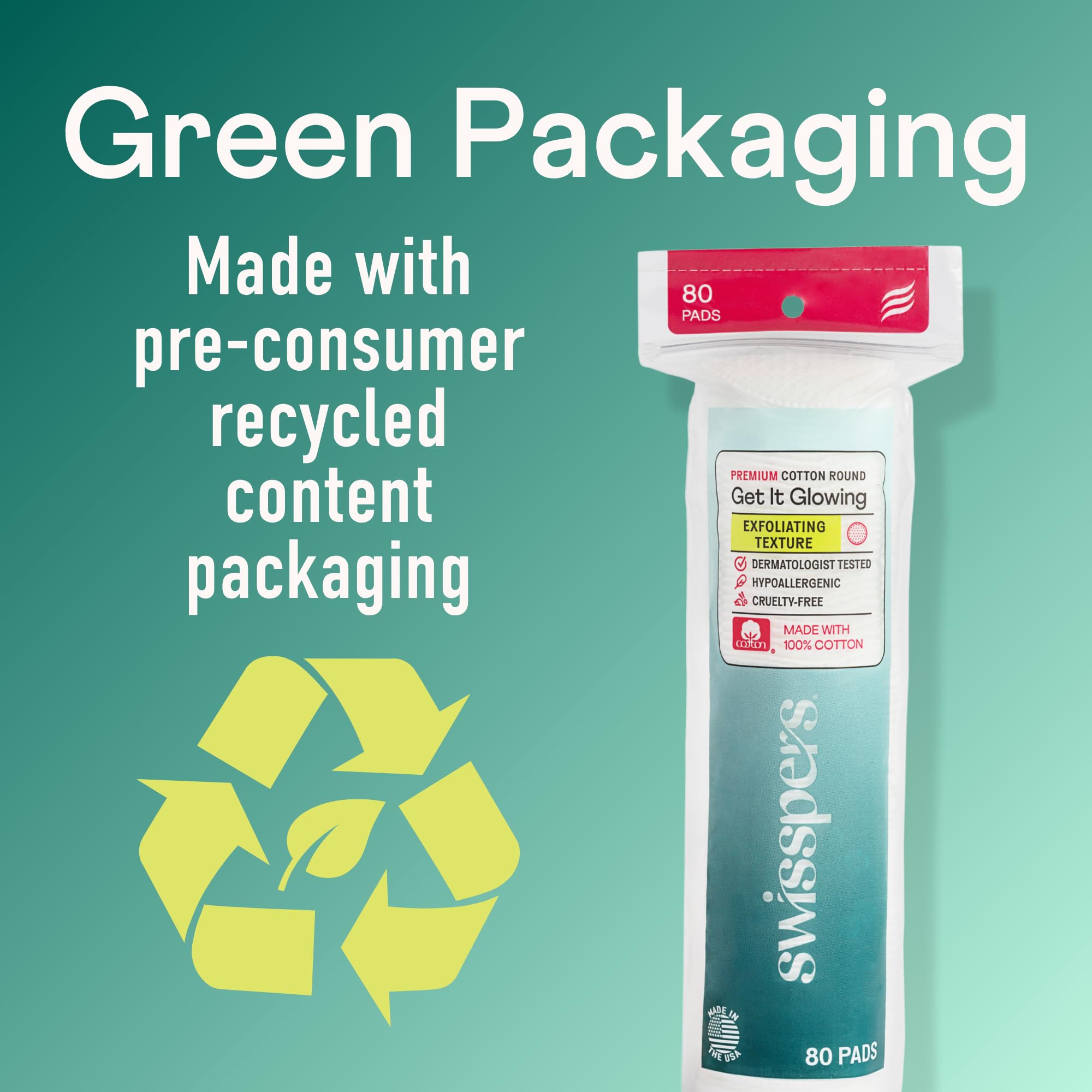Compact resealable packaging keeps Swisspers rounds ready for on-the-go use