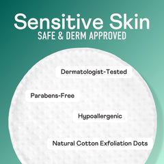 Swisspers dual-sided pads for toner application and balanced cleansing