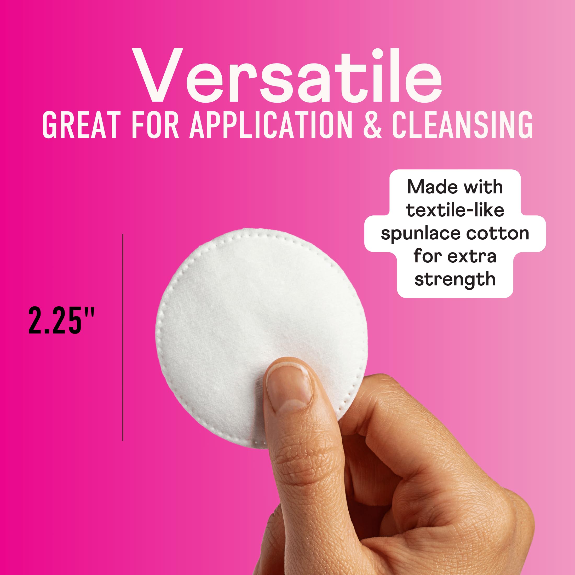 Swisspers Premium Cotton Rounds vegan and cruelty-free for mindful skincare