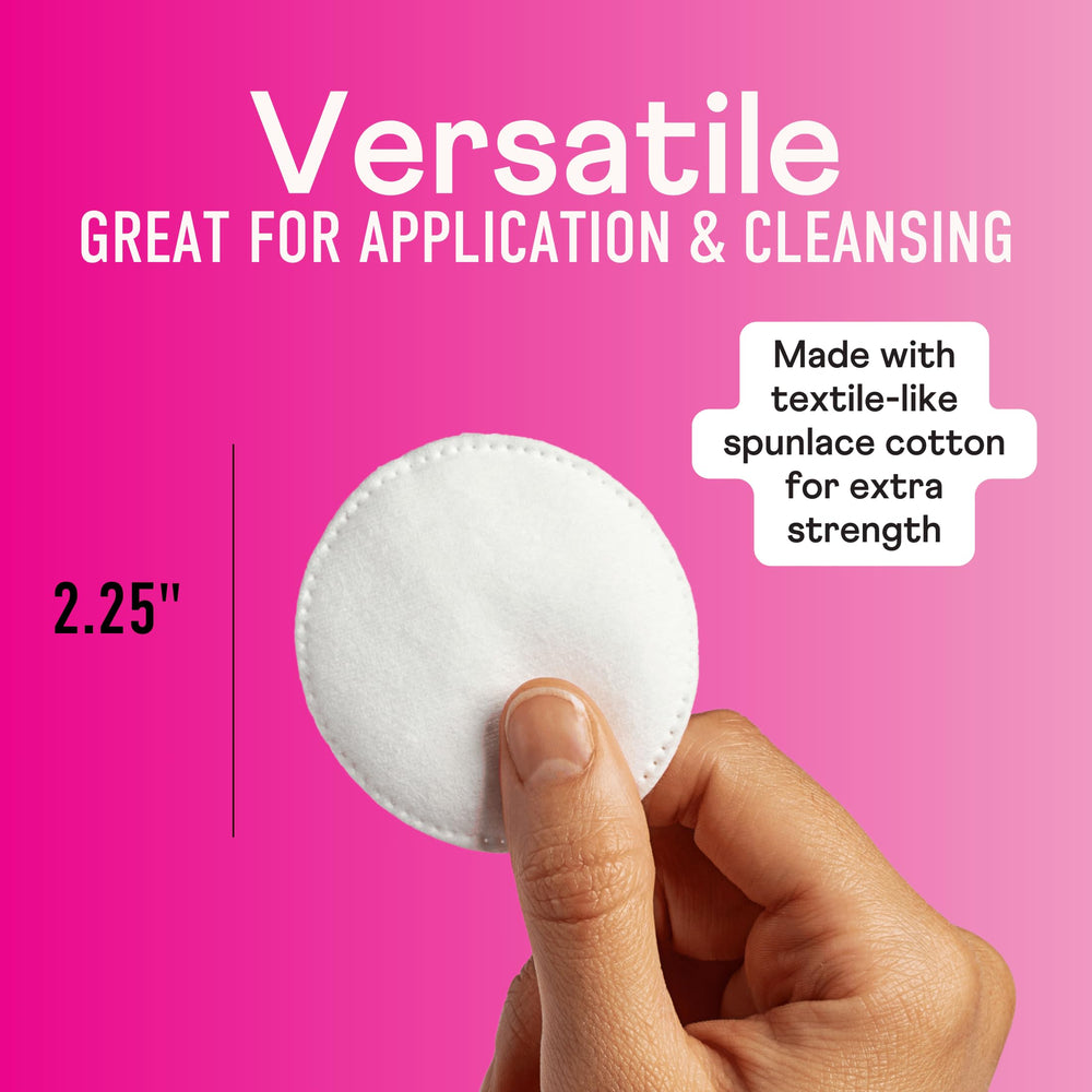 Swisspers Premium Cotton Rounds vegan and cruelty-free for mindful skincare