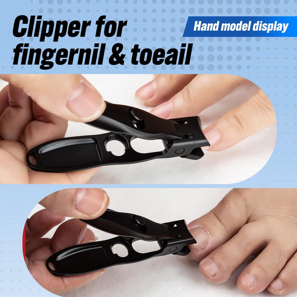 Ergonomic grip on Swocky clippers for precise, comfortable use