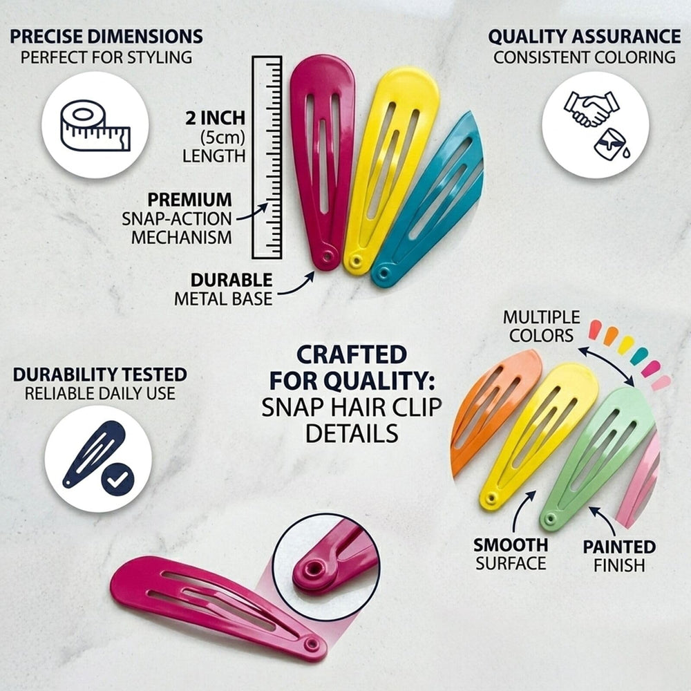 SWSTINLING clips de metal duraderos con recubrimiento resistente a desconchados.