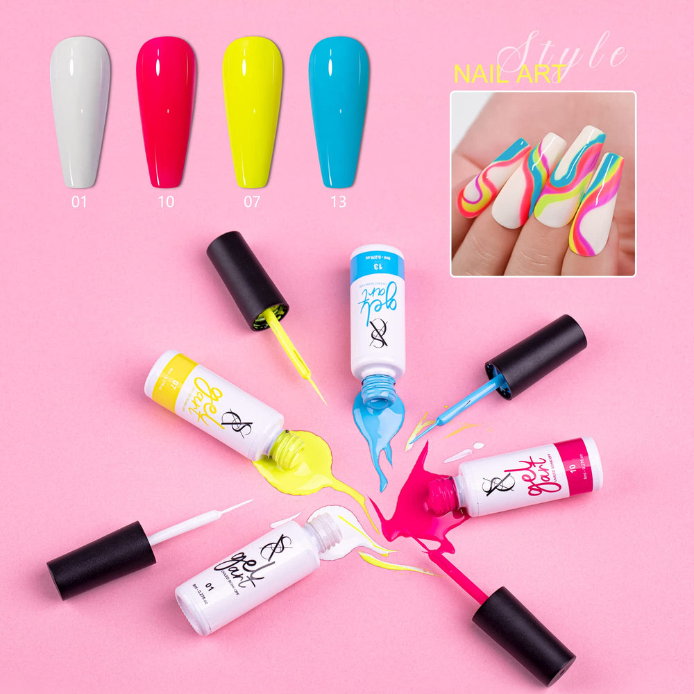 SXC easy-apply gel liner with low odor for comfortable manicures.