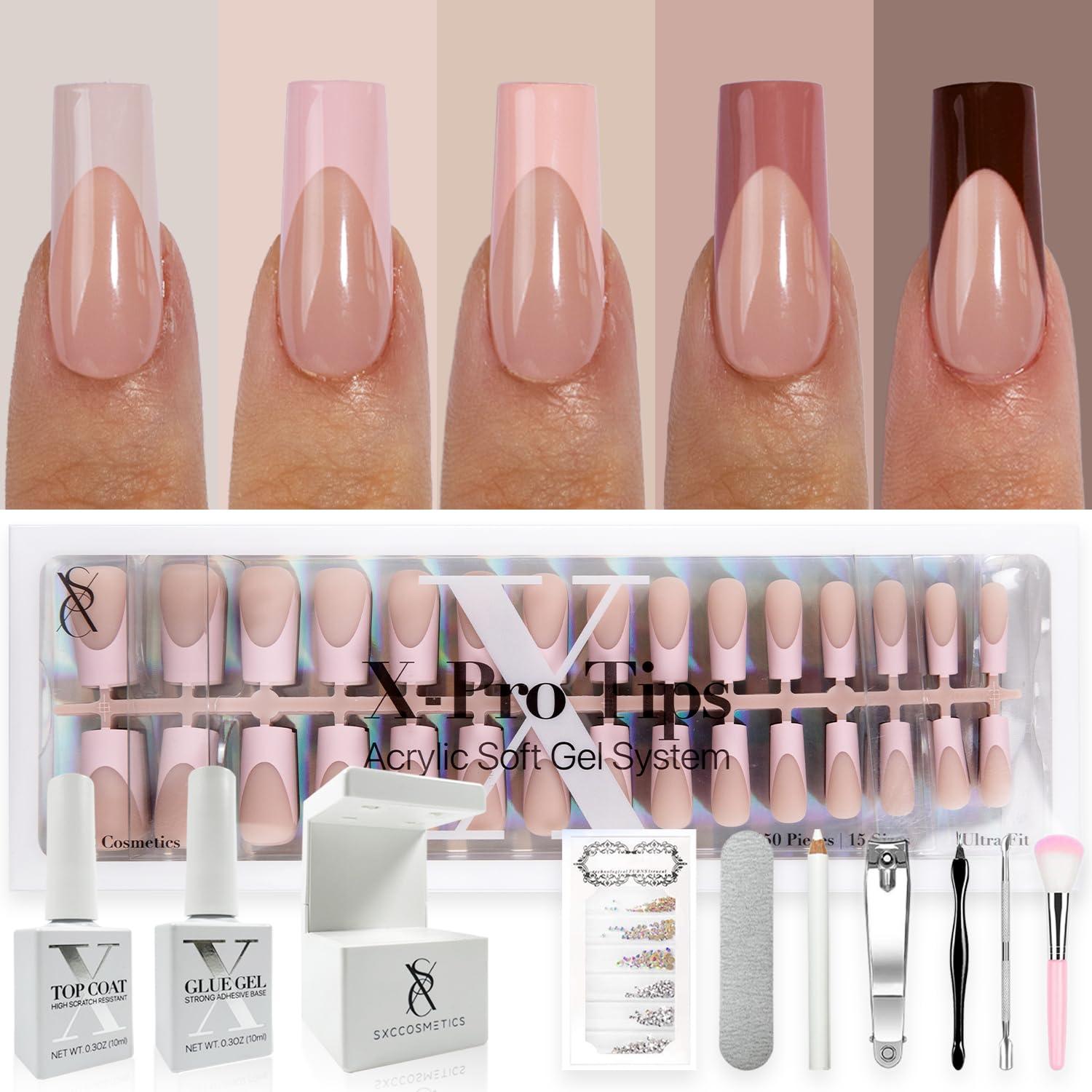 SXC ST117KIT packaging shown for convenient at-home manicure setup