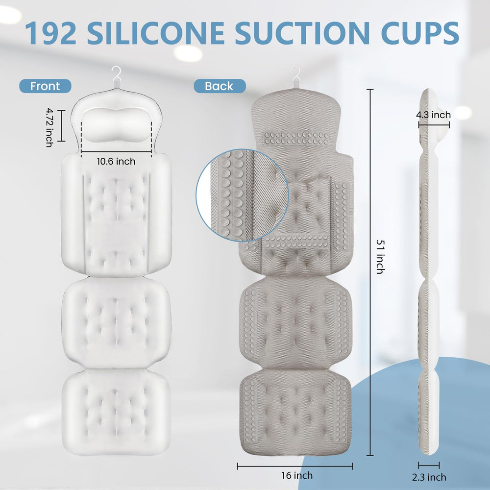 SXIIRO bath pillow fabric features quick-dry swimsuit material for hygiene