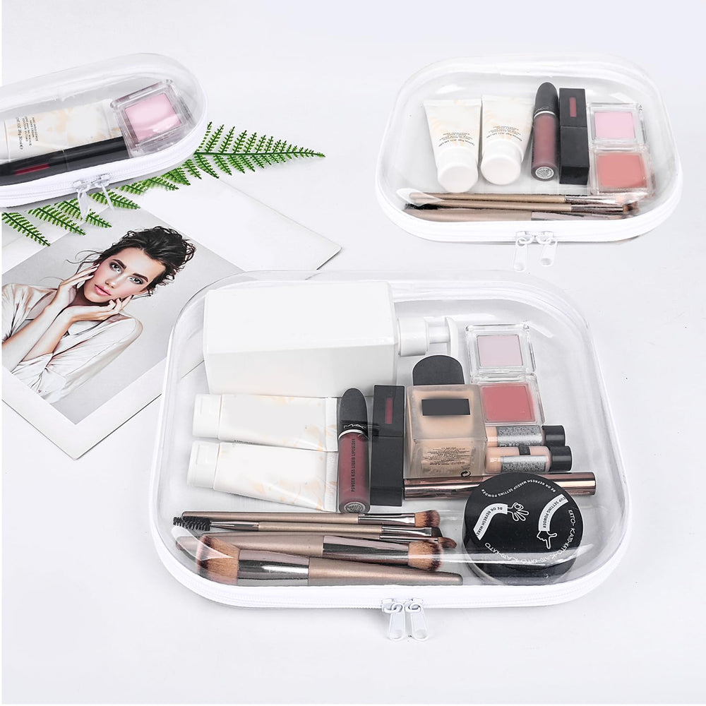 SXS LACONIC stacked pouches illustrate neat, modular storage.
