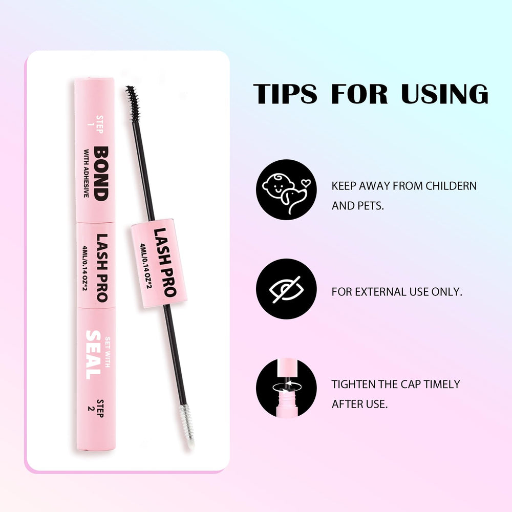 SY SHUYING waterproof hold illustration demonstrating all-day lash security