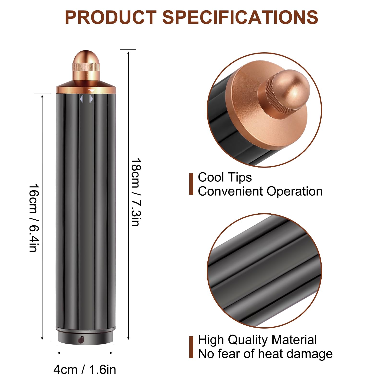 Sygbttq double-sided curls capability reduces need for two irons.