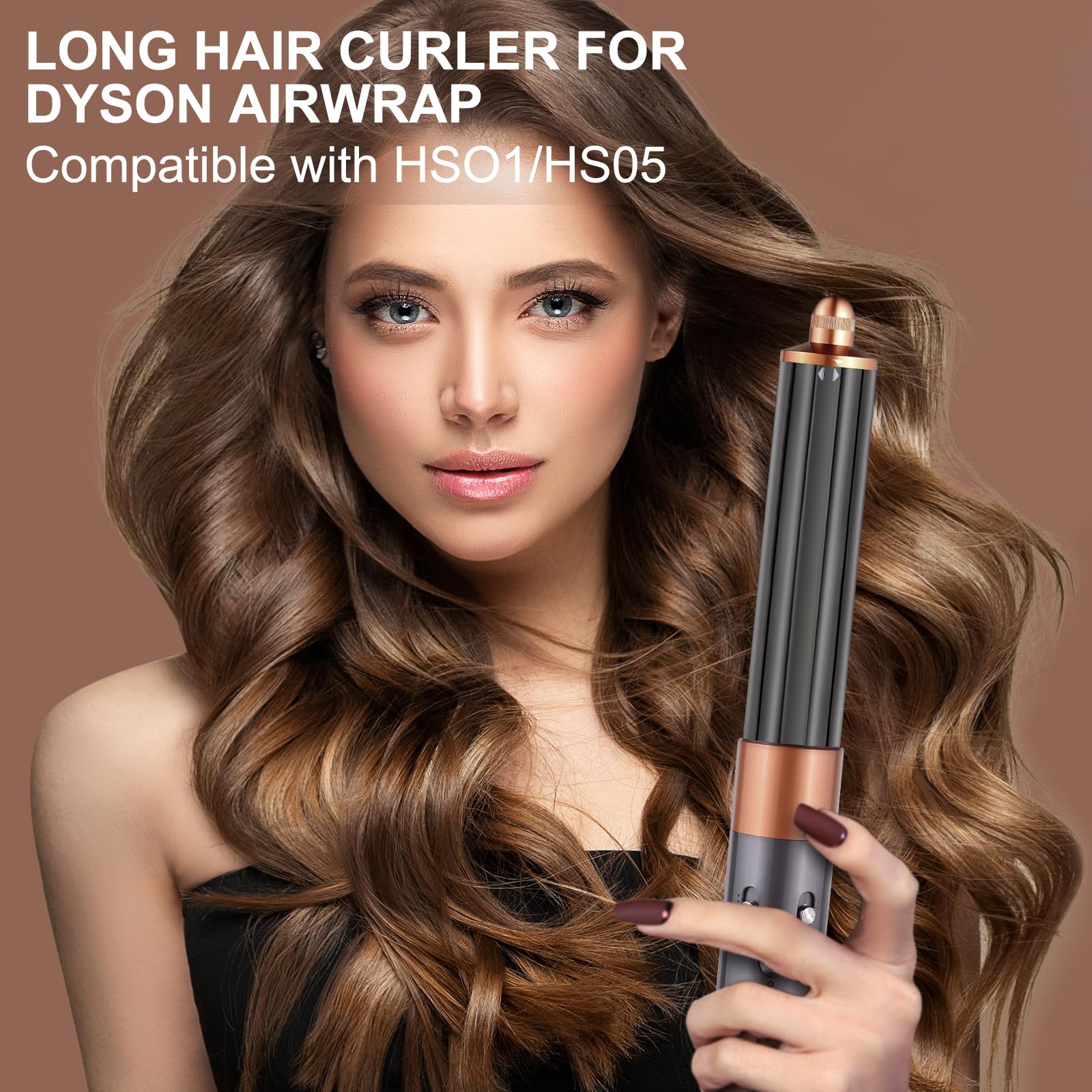 Sygbttq long barrel bidirectional curling delivers symmetric, balanced curls.