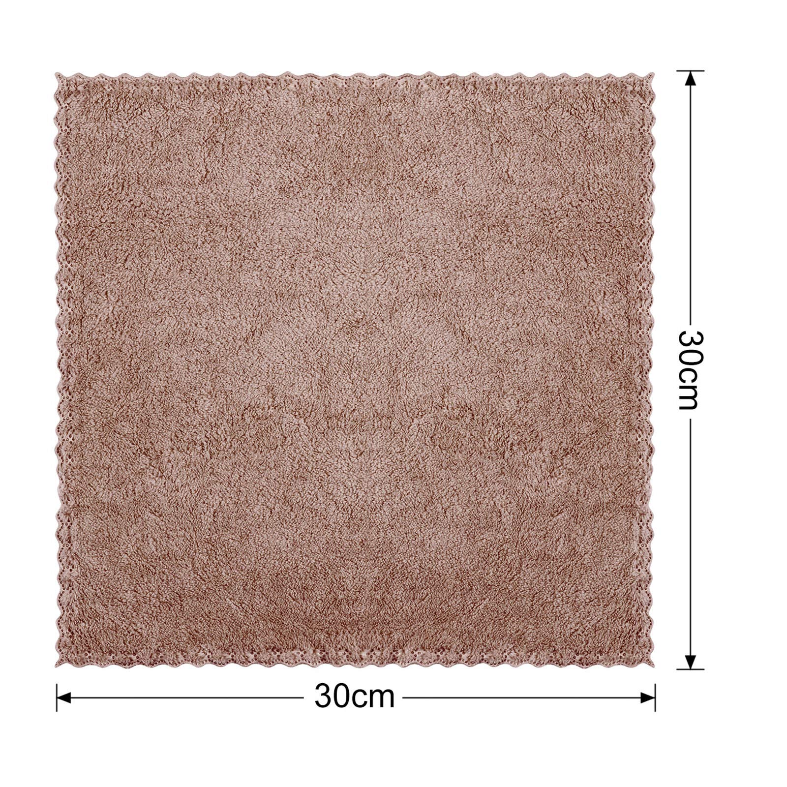 Syhood brown face wash cloths, versatile for towel or facial wipe use.