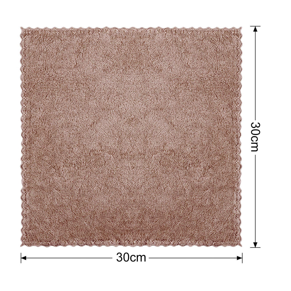 Syhood brown face wash cloths, versatile for towel or facial wipe use.