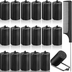 Syhood 18-pcs satin rollers set for versatile at-home styling and soft waves.