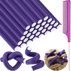 Syhood 30-piece flexible curling rods pack for at-home styling.