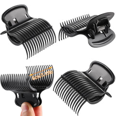 Syhood claw-design clip locks curlers without leaving marks.