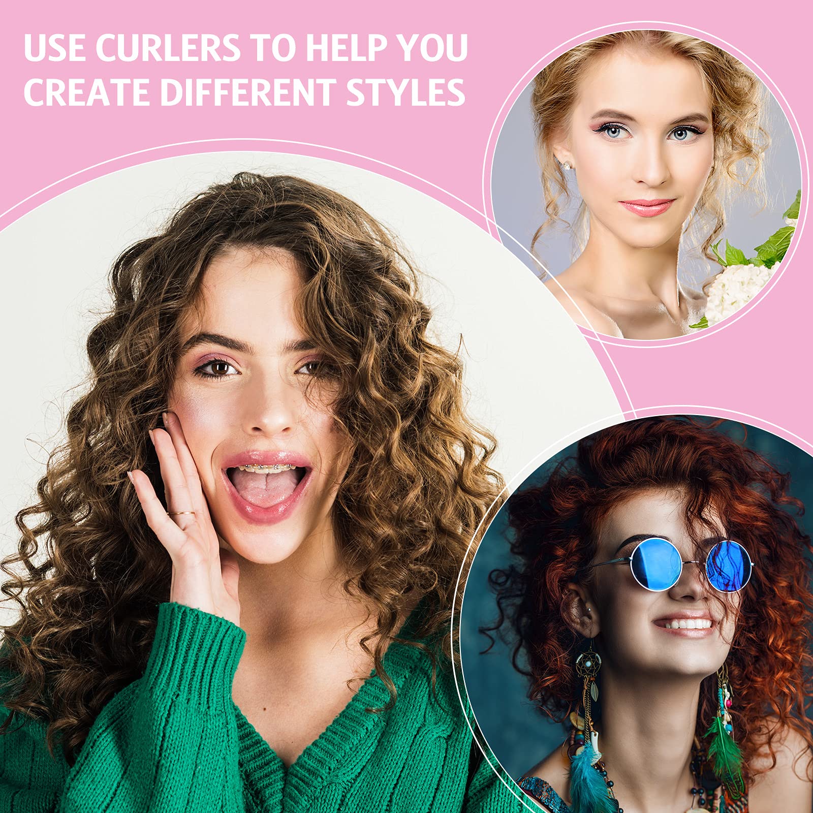 Syhood durable foam sponge material ensures long-lasting curl retention