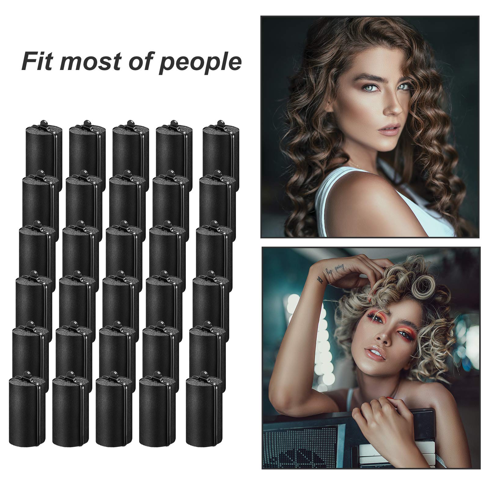 Syhood durable, reusable rollers suited for many hair types and styles.