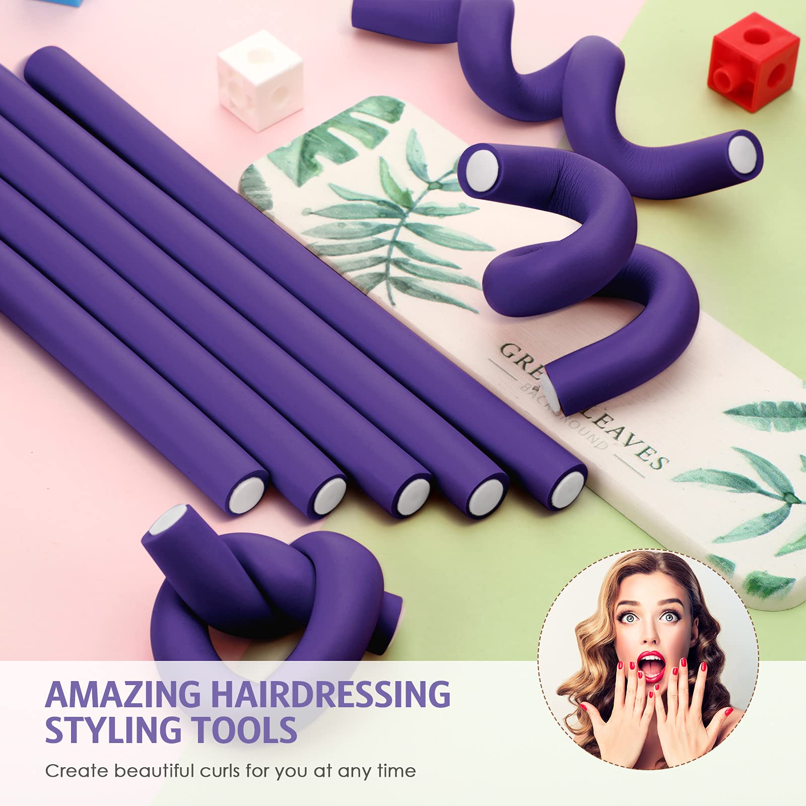 Syhood beginner-friendly no-heat styling kit for home use.