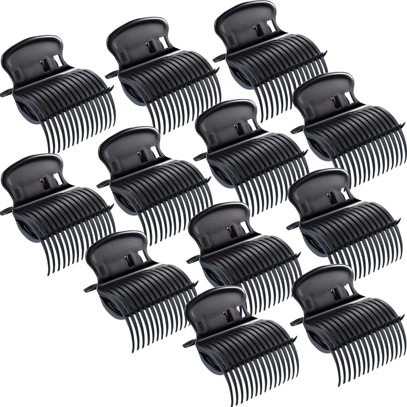 Syhood hot roller clips securely grip hair for even curls.