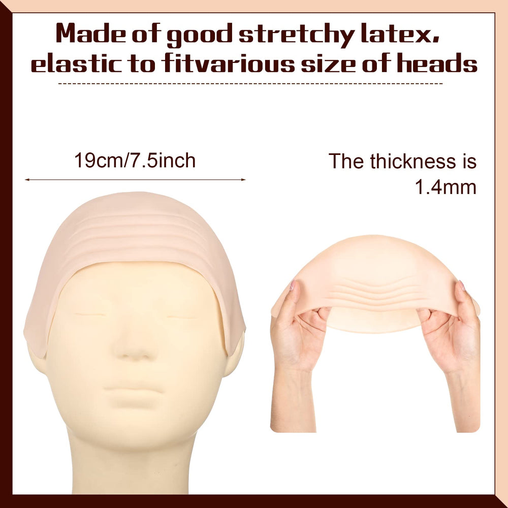 Syhood mesh wig cap open-end design for quick hair containment during cosplay