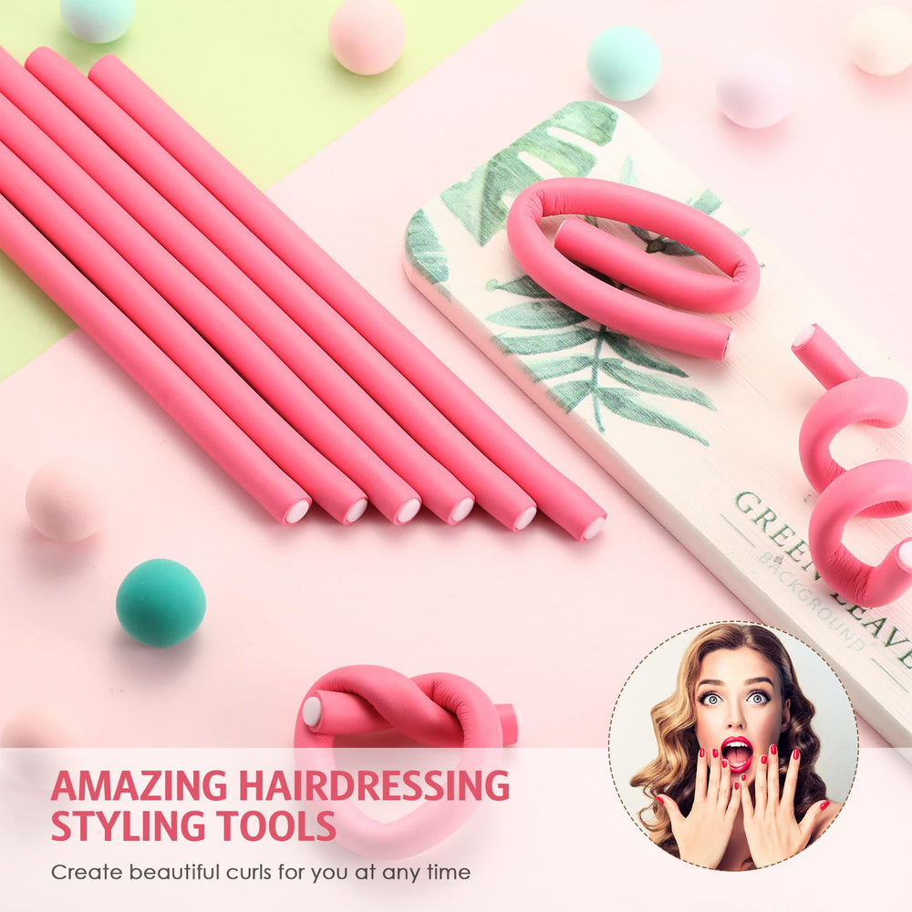 Syhood overnight curls with foam rods for easy mornings