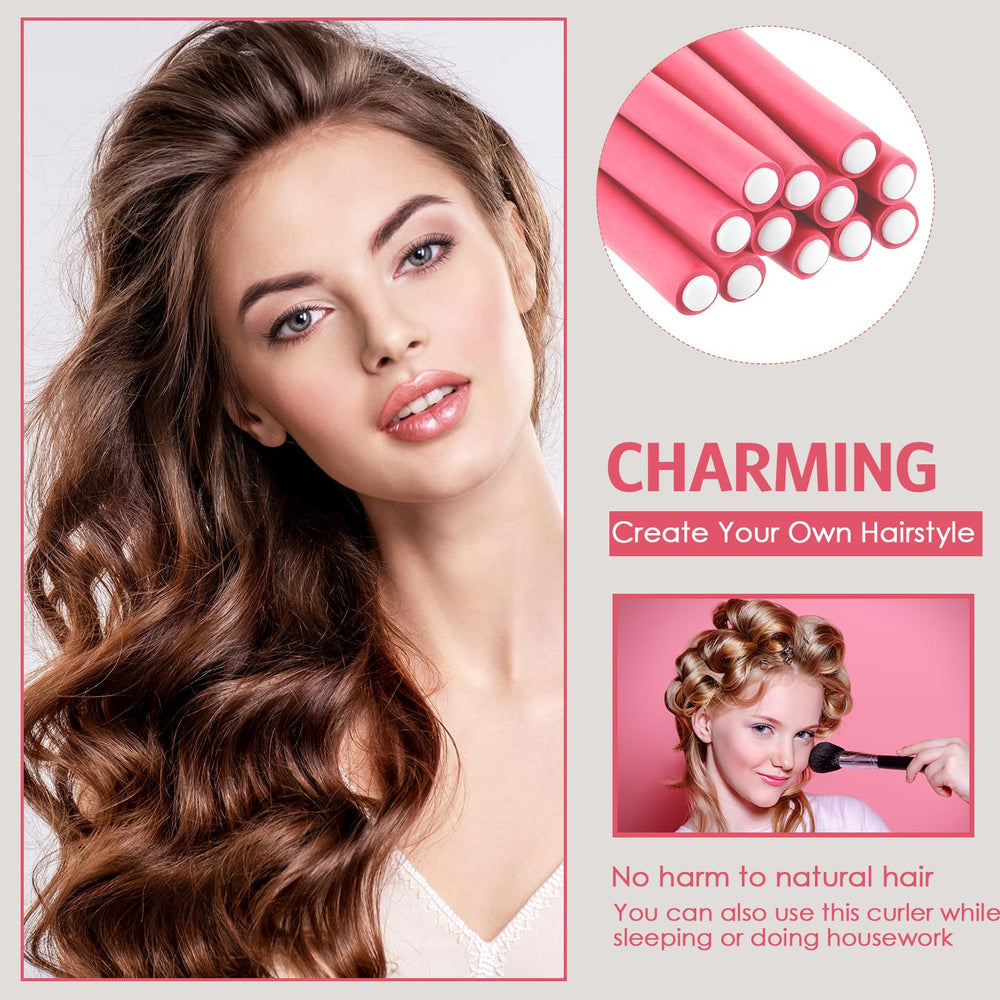 Syhood 30-piece pink curling set packaging, gift-ready