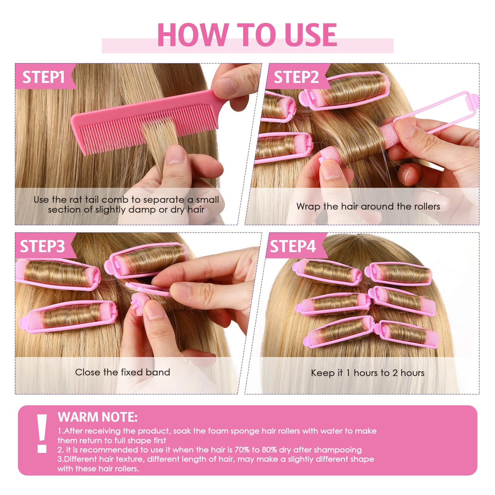 Syhood rat tail comb stainless steel for precise parting and shaping