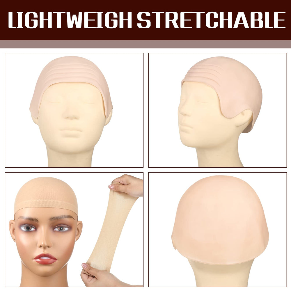 Syhood stage performance-ready bald cap enhancing dramatic look
