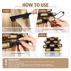 Syhood stainless steel rat-tail comb included for precise styling