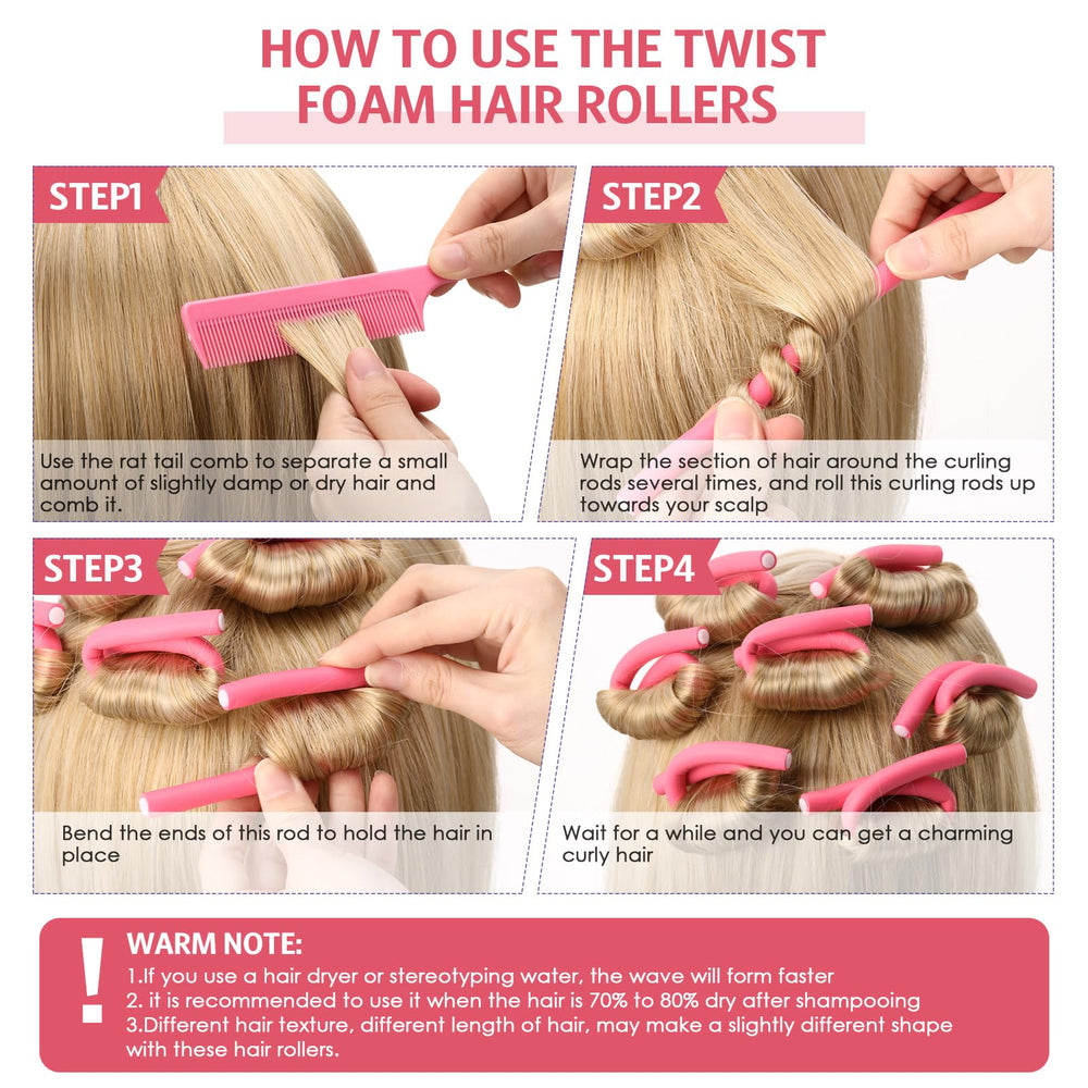 Syhood steel rat-tail comb for precise hair sectioning