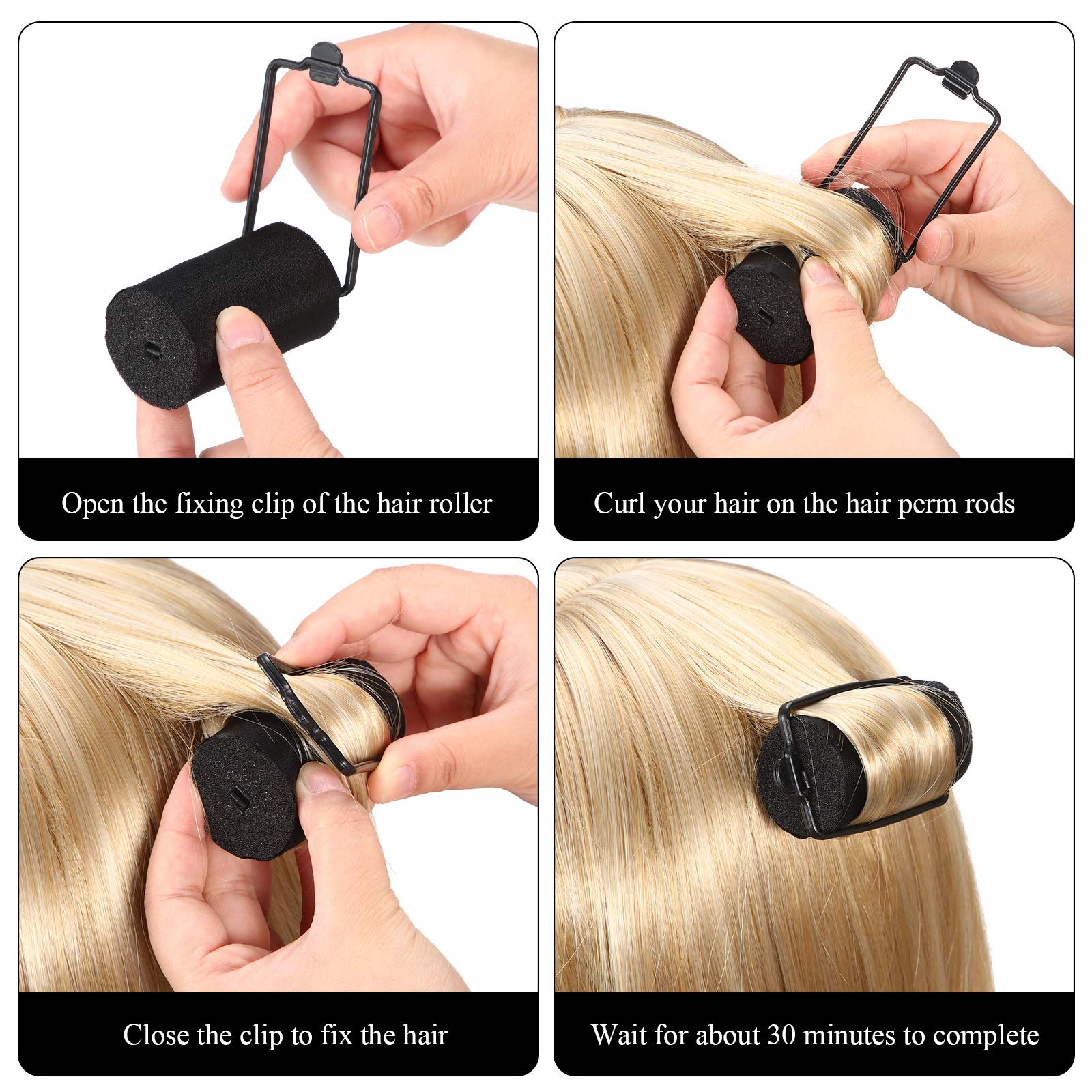 Syhood travel-friendly perm rod for quick styling on the go.
