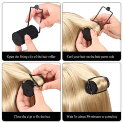 Syhood travel-friendly perm rod for quick styling on the go.
