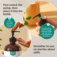 Cold-pressed castor oil preserves purity in amber glass for lasting potency.