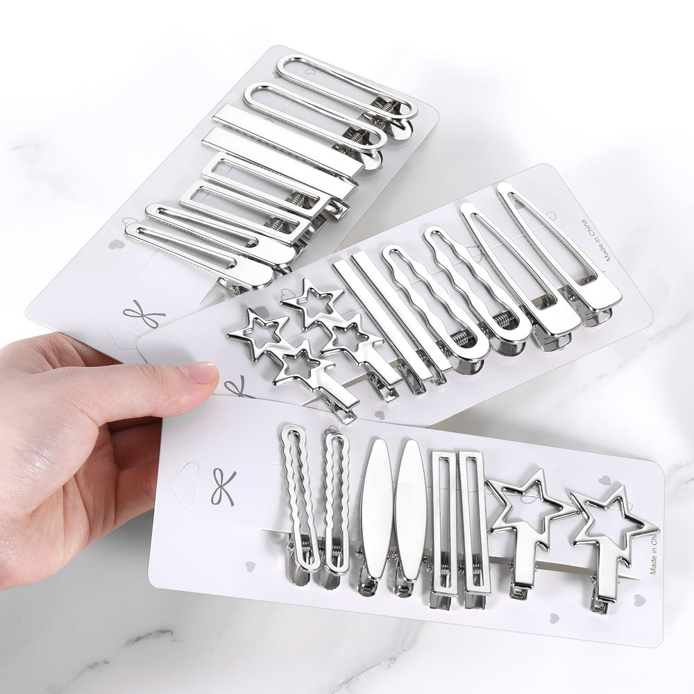 Clip estrella plateado SynHHergyx para looks audaces y duraderos.