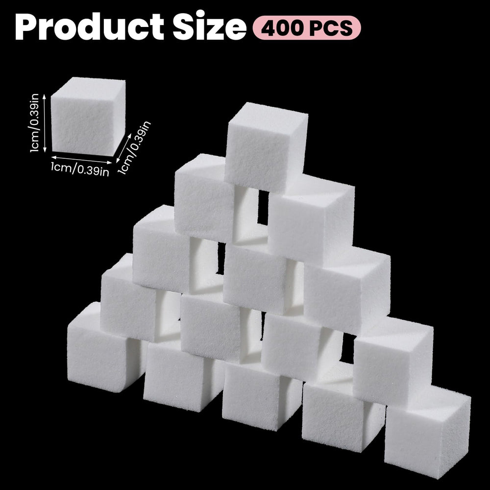 SynHHnergyx compact square sponges provide precise color blending for edge work
