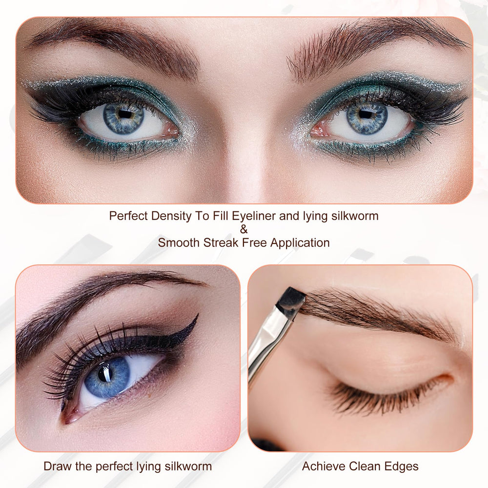 SynHHnergyx eye makeup brushes for versatile gel, liquid, or powder formulas.