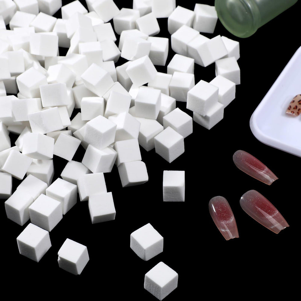 SynHHnergyx sponges are perfect for halo nails and French manicures