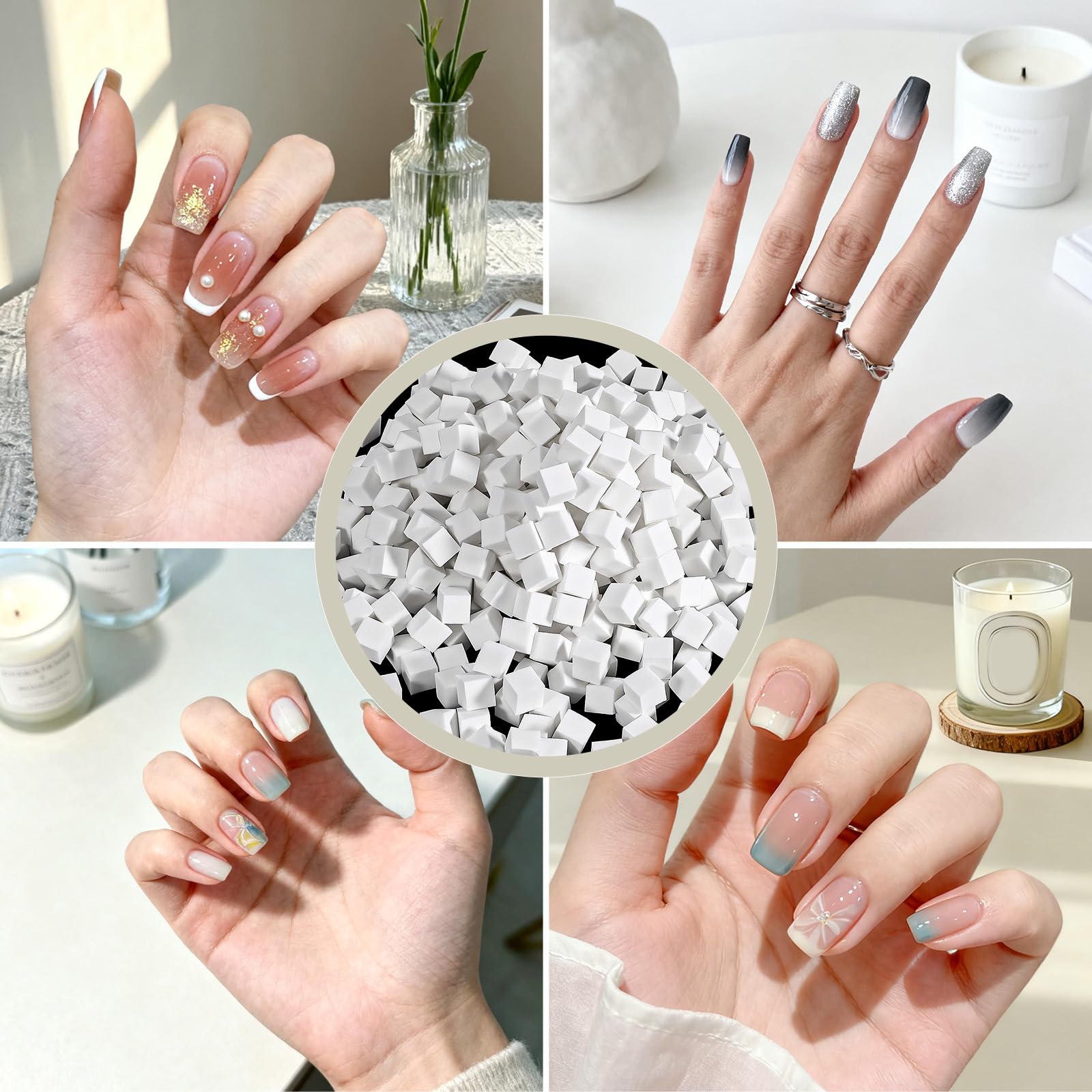 SynHHnergyx 400-piece set supports gradient nail art and smooth application