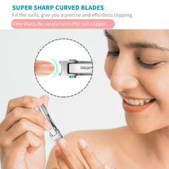SZQHT stainless steel nail file included for smoothing edges.