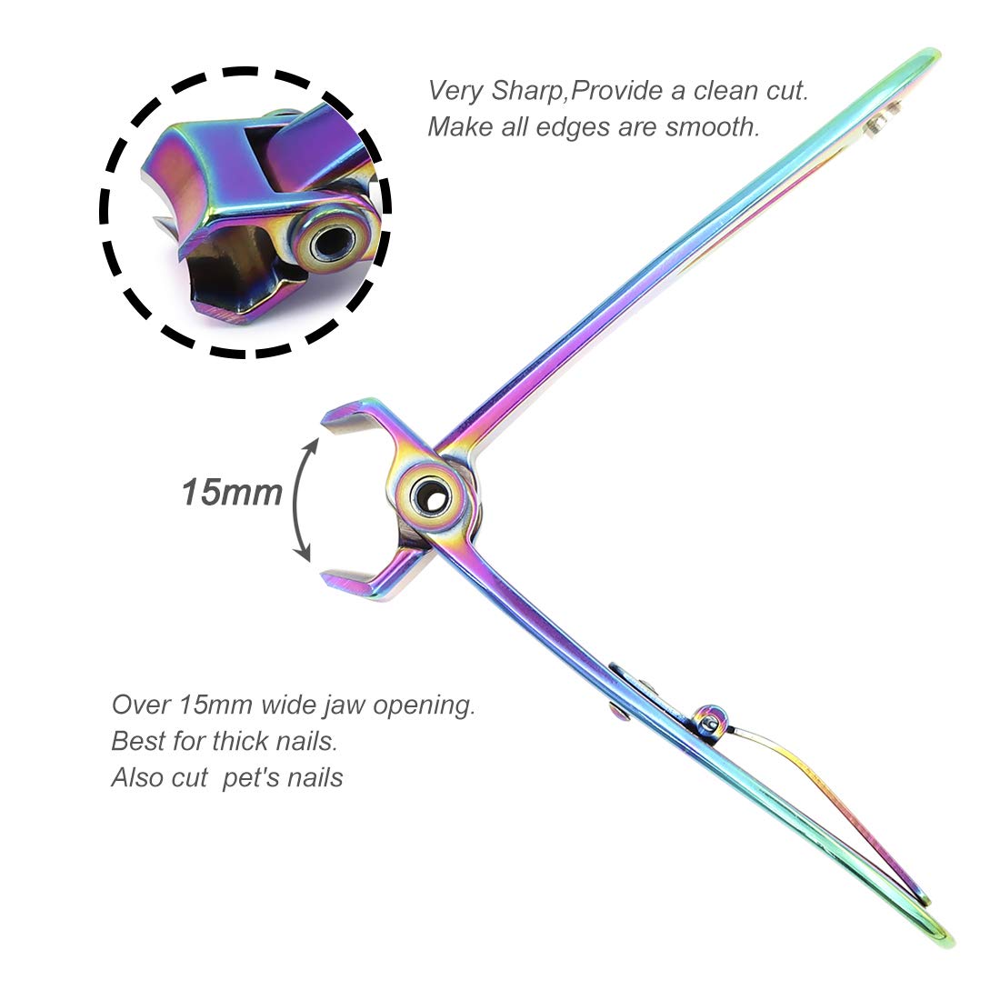 SZQHT Ultra Wide Jaw opening demonstrates capacity to reach 15mm for thick nails