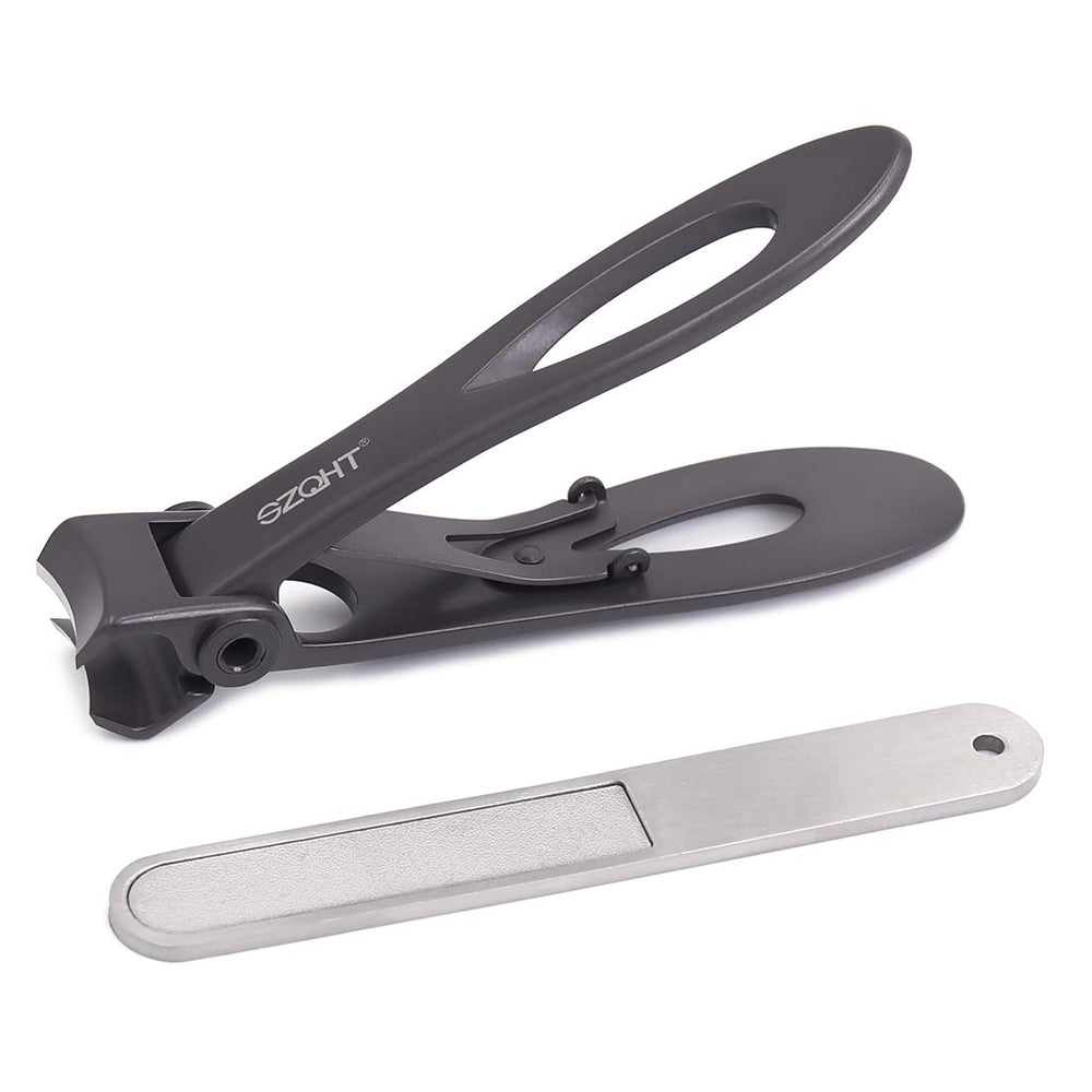 SZQHT Ultra Wide Jaw nail clippers for thick nails provide a secure grip and precise cut.