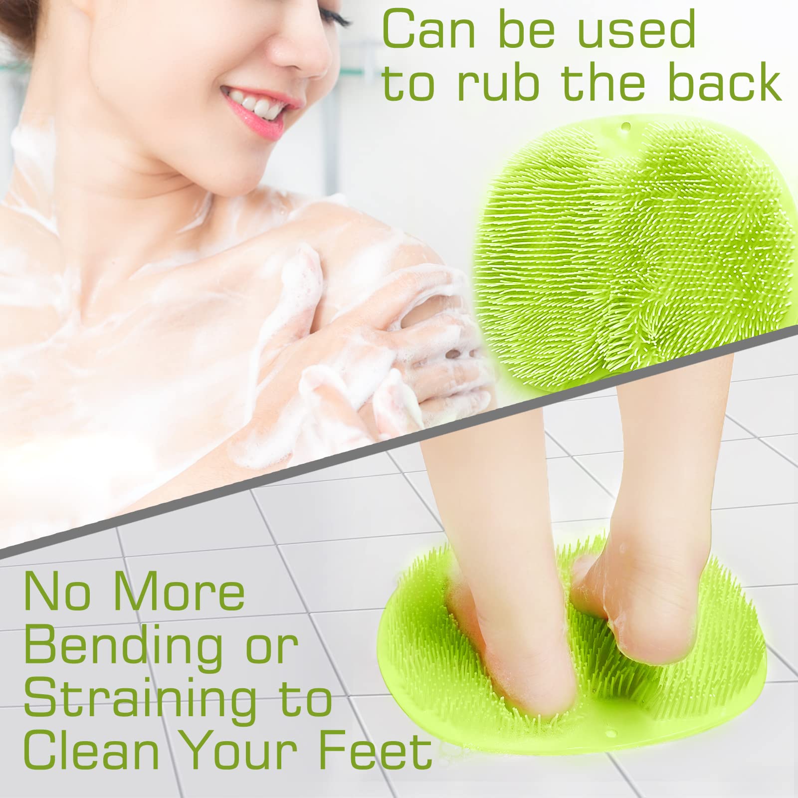 SZZYXD cerdas exfoliantes abundantes que limpian entre dedos con facilidad