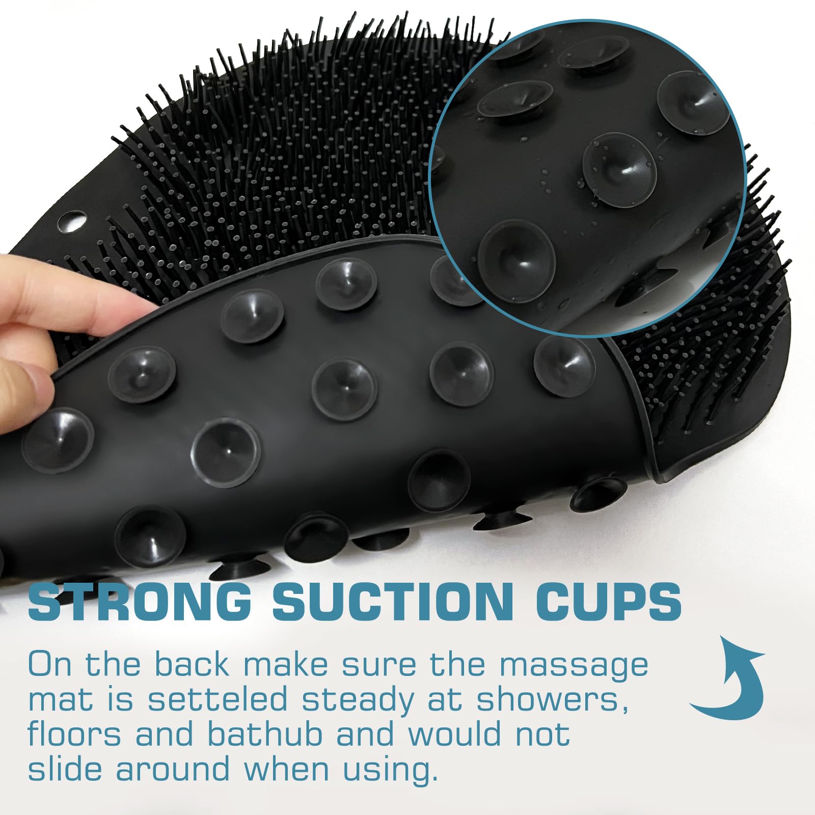 Cerdas exfoliantes SZZYXD para pies ofrecen limpieza profunda.
