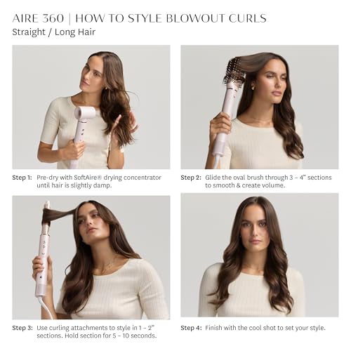T3 Aire 360 multipurpose styling system for blowouts and curls.